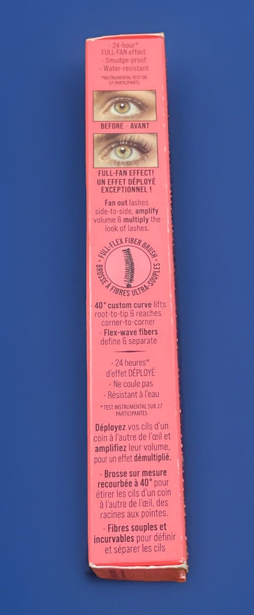 Benefit Fanfest Volumizing & Fanning Mascara - Hyper Black 0.3 Oz