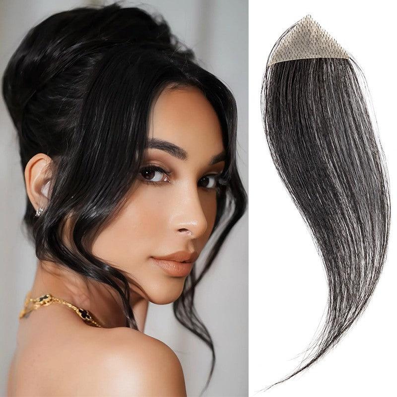 Full Lace Hair Topper with Wire for Women - Natural Human Hair Frontal