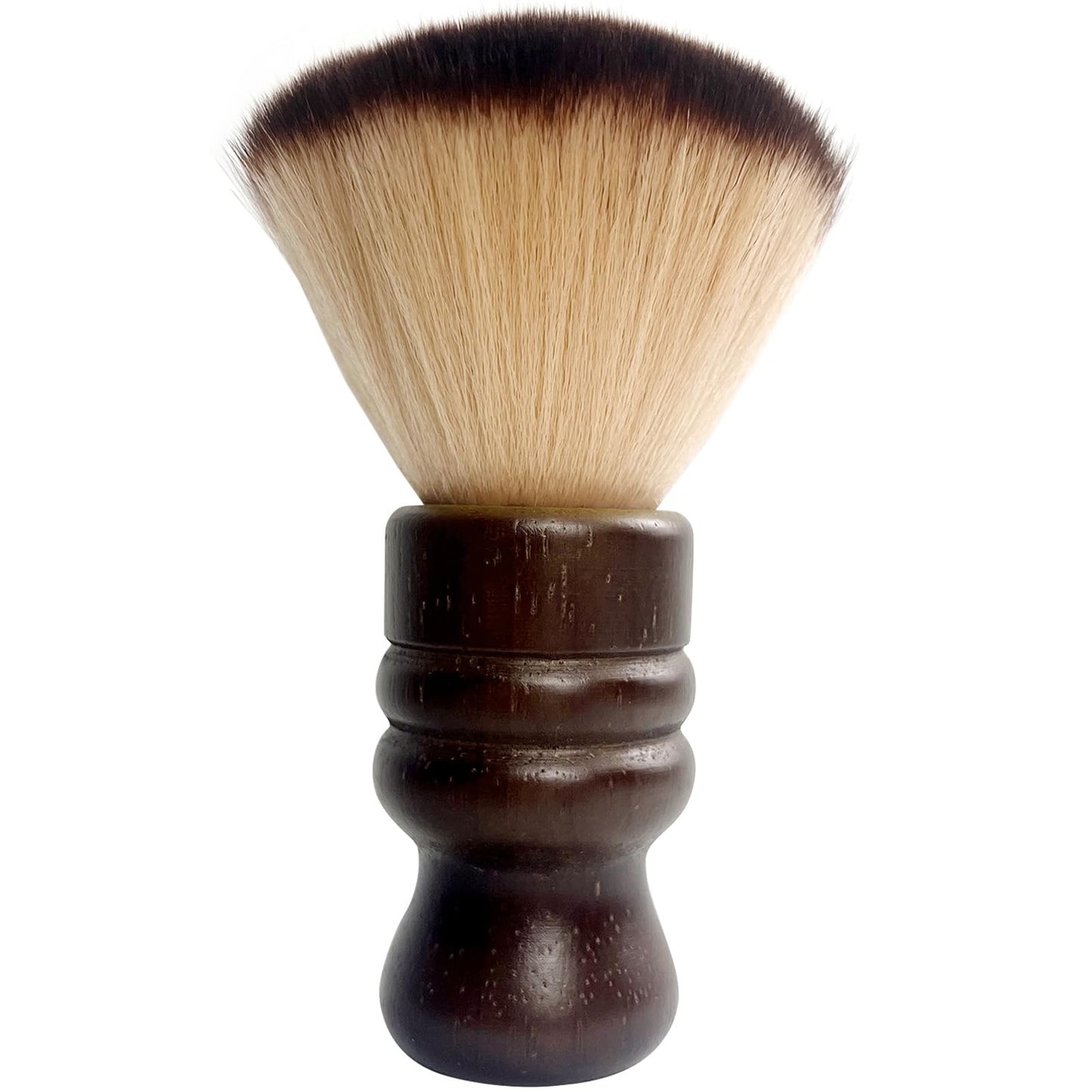 Large Nylon Hair Barber Neck Duster Brush with Wooden Handle