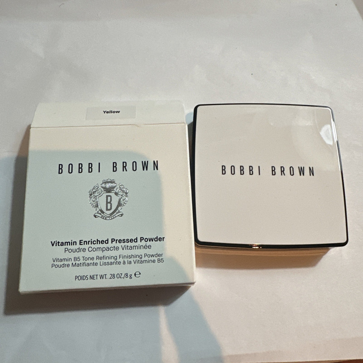 Vitamin Enriched Pressed Face Powder - Yellow Shade, Full Size 0.27oz