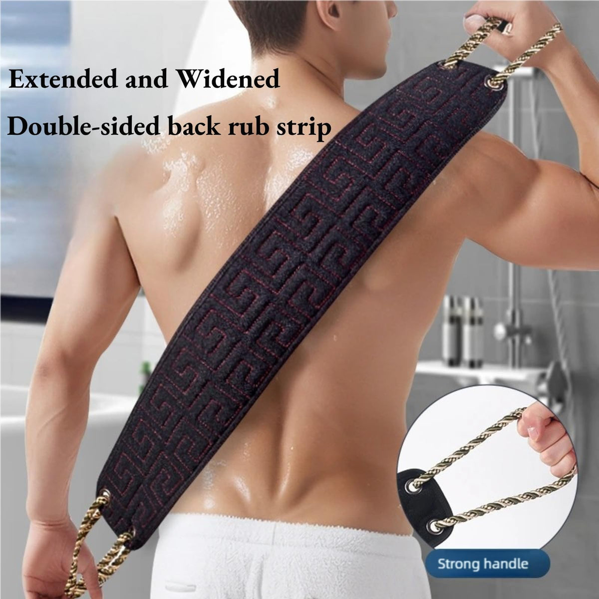 2Pcs Exfoliating Back Scrubber for Shower, 32 1 Count (Pack of 2),
