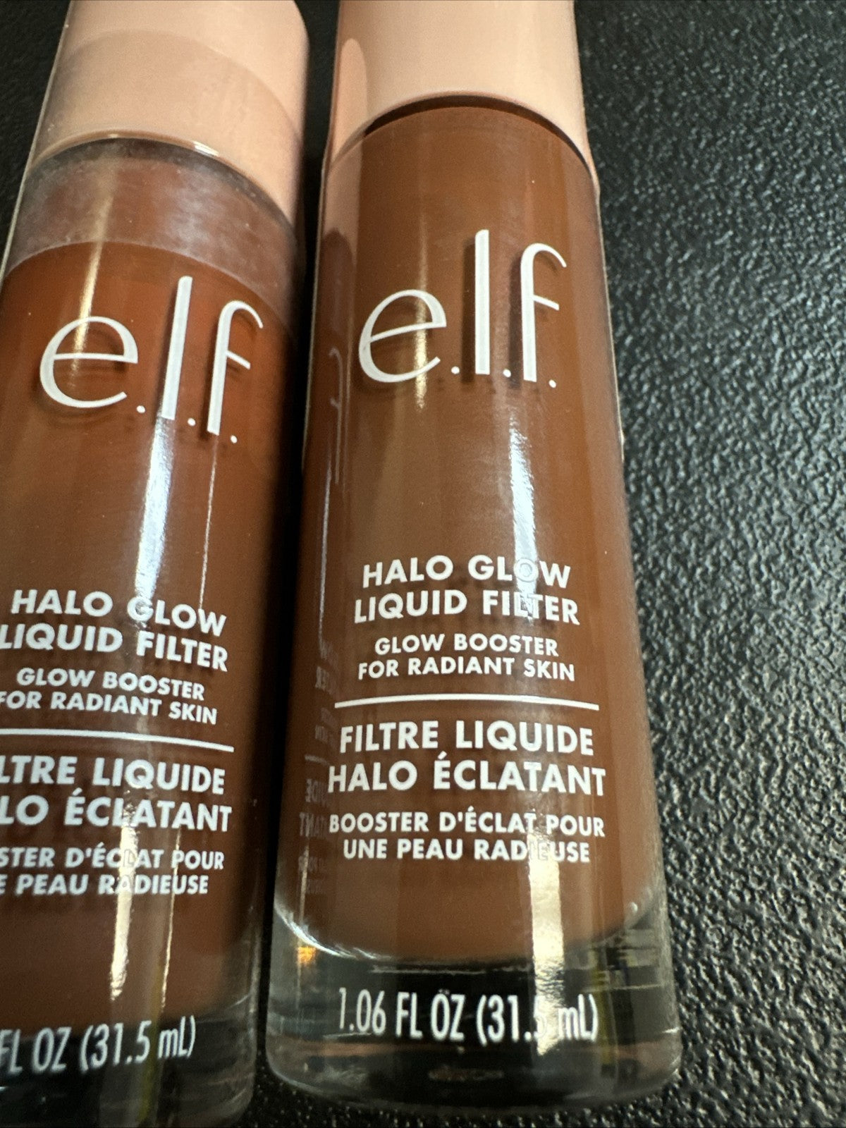 ELF Halo Glow Liquid Filter Pack of 2 - Shade 8 Rich, Radiance Boosting Vegan Serum