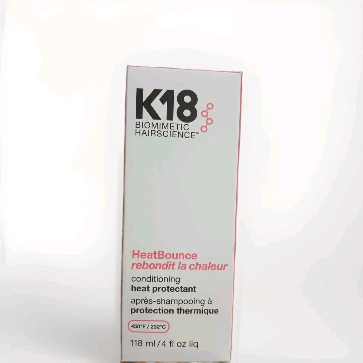 K18 HeatBounce Conditioning Heat Protectant 4 oz - Hair Heat Shield