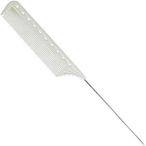 Weaving Winding Tail Comb - White Carbon Made in Japan