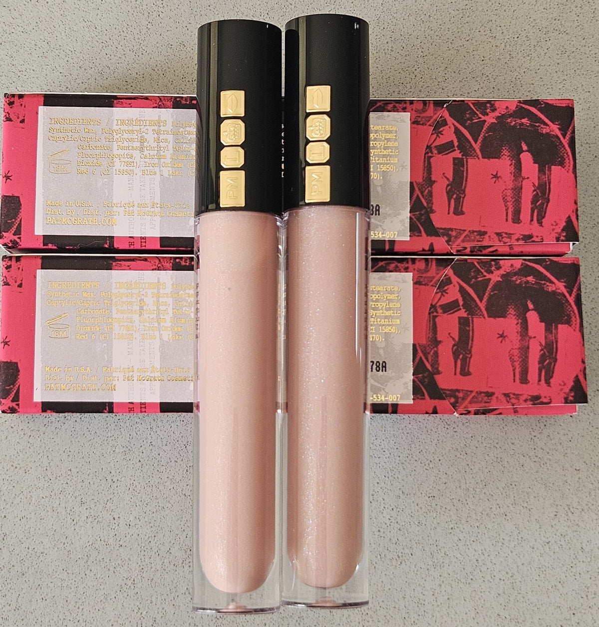 Pat McGrath Labs Lust Lip Gloss Love Potion Set - Full Size 4.5ml