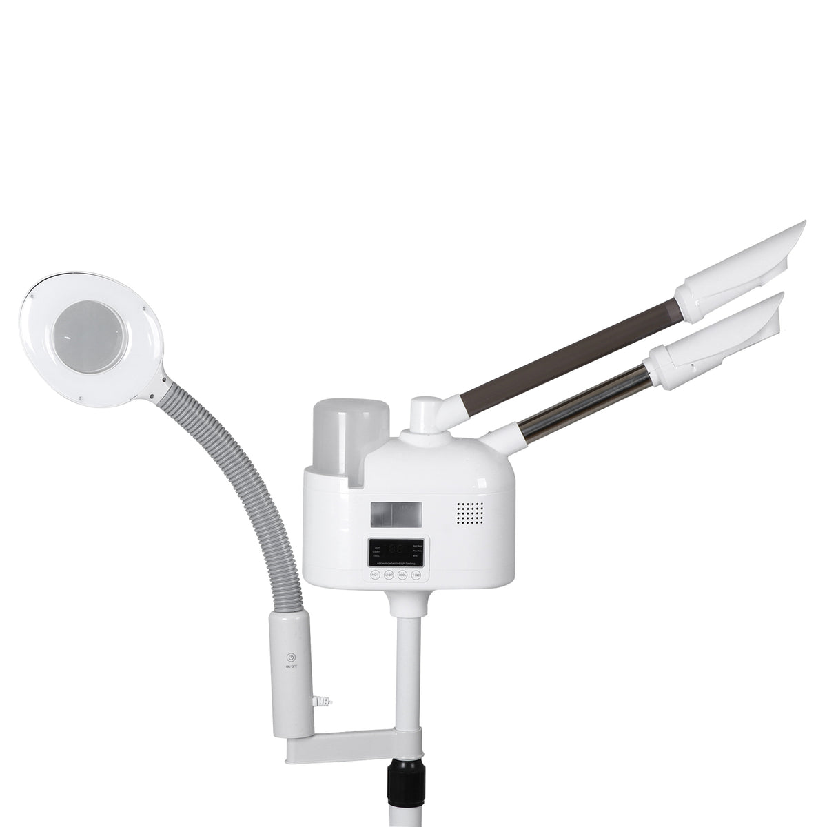 Professional 3-in-1 Facial Steamer with Magnifying Lamp Hot & Cold Mist