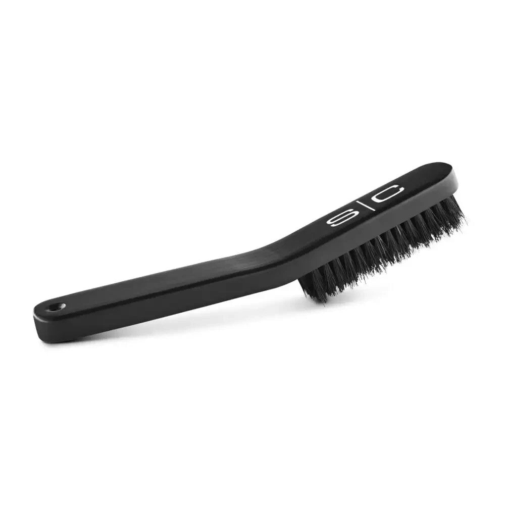 Large Curved Fade Brush for Barbers No Knuckles Design