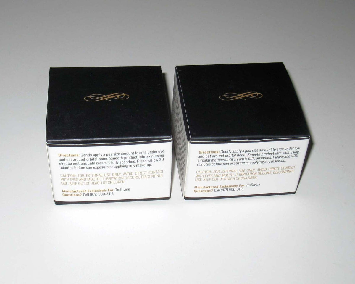 Lot of 2 Trudivine Beautiful Eyes Under Eye Cream 0.5 Oz Sealed