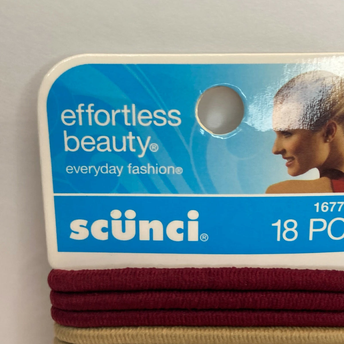 Scunci Hair Ties Ponytail Elastics No Metal Fall Warm Colors Red Tan