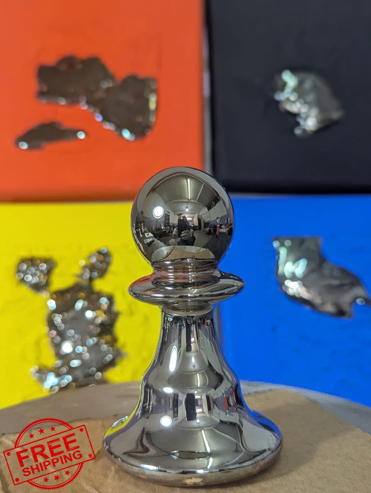 Liquid Chrome Paint for Artistic & Ceramic Projects - Mirror Effect 50cc