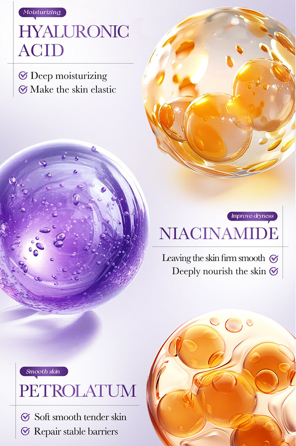 Hyaluronic Acid Retinol Vitamin C Eye Mask Set - 80 Pcs, 100g Moisturizing Under-Eye Care