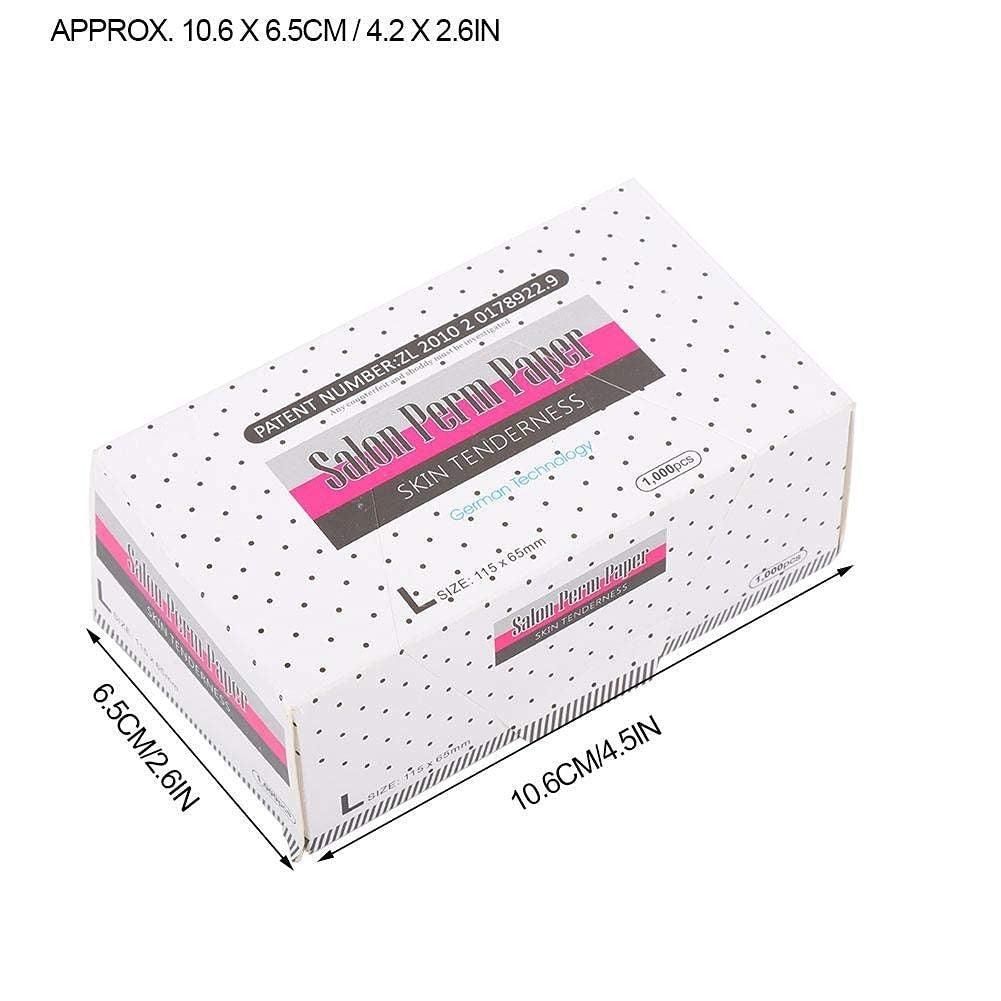 Disposable Perm Papers Heat Protect for DIY Hair Styling 1000 Sheets