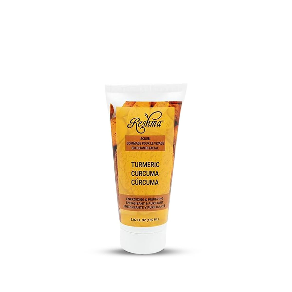 Turmeric Face and Body Scrub, Gentle Exfoliant Hydrating Cleanser