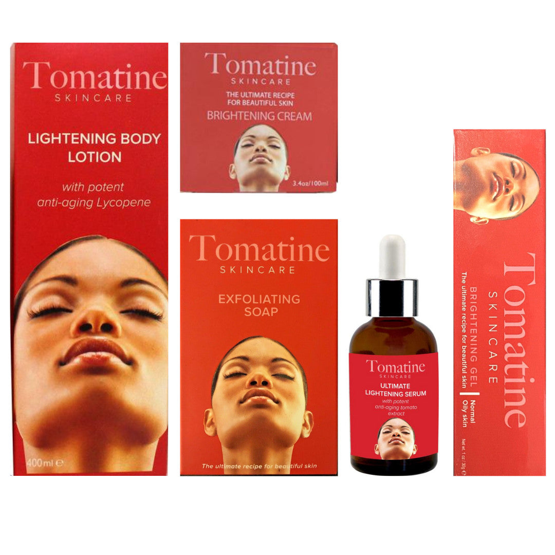 Complete Skincare Set with Lotion, Serum, Gel, Cream & Soap - 400ml+1oz+30g+100ml+7oz