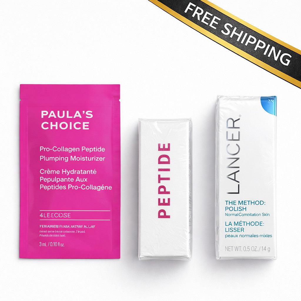 Lancer Polish 0.5oz + Paula’s Choice Peptide Moisturizer 3ml Skincare