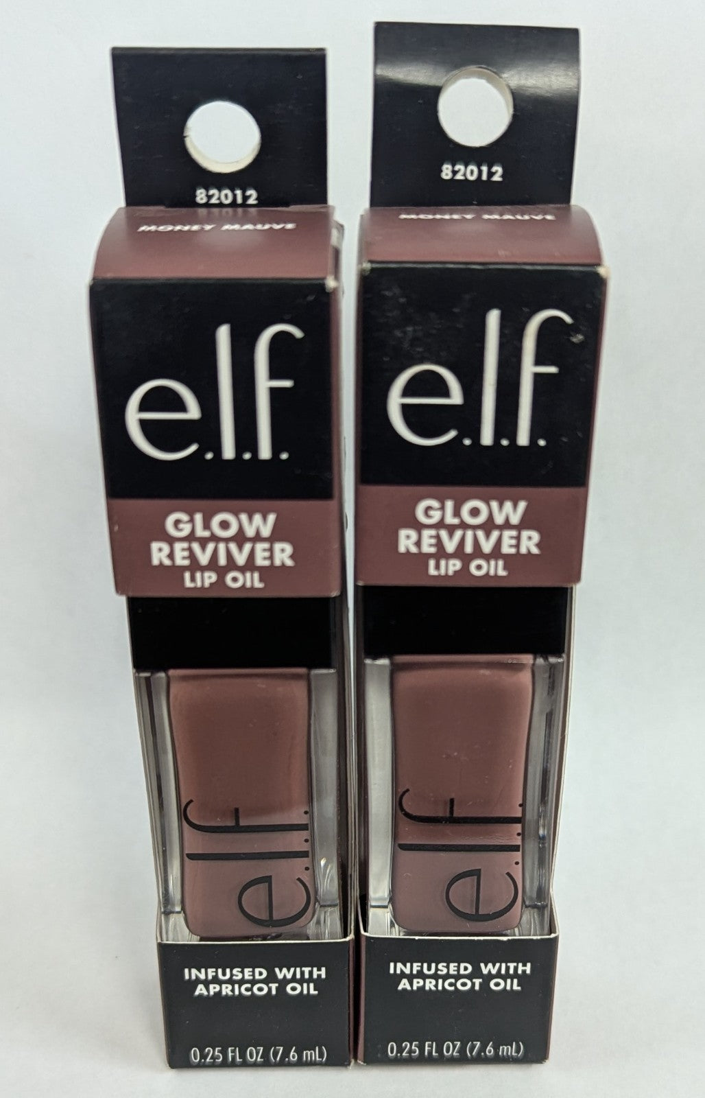 Lip Oil Set - Moisturizing Lip Treatment with Mauve Shade, 0.25 fl oz, Pack of 2