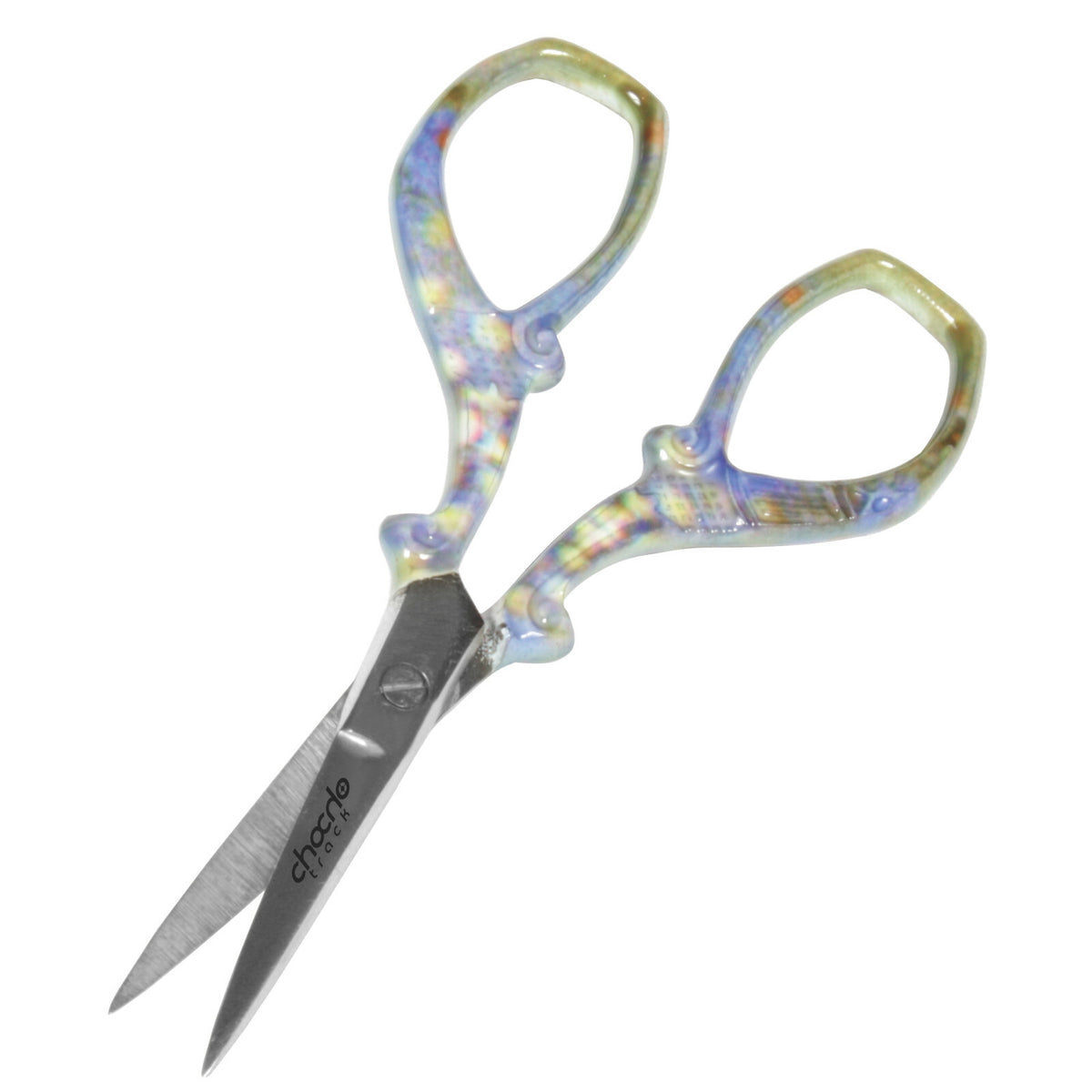 Professional Nail Clipper & Cuticle Scissors Set - Stainless Steel, Sharp Curved Blades for Nails & Eyebrows