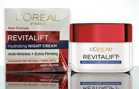 Loreal Revitalift Hydrating Night Cream - Anti-Wrinkle & Firming 50ml