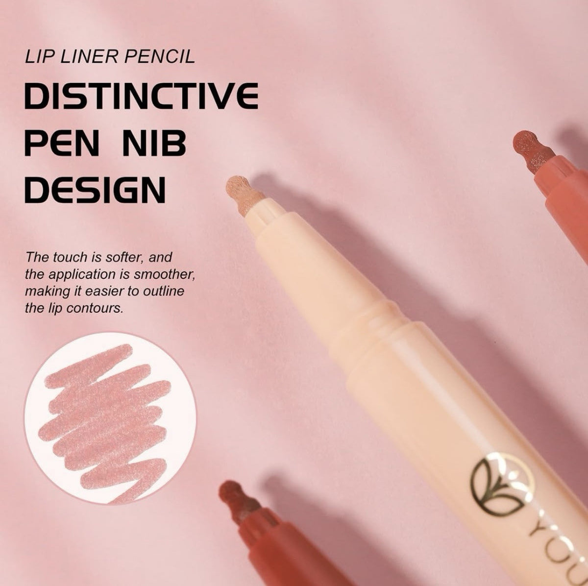 Gourd-Shaped Liquid Lipstick & Lipliner Set - Precise & Long-Lasting #4