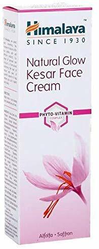 Himalaya Natural Glow Kesar Face Cream with Saffron & Alfalfa 25g - Skin Brightening Moisturizer