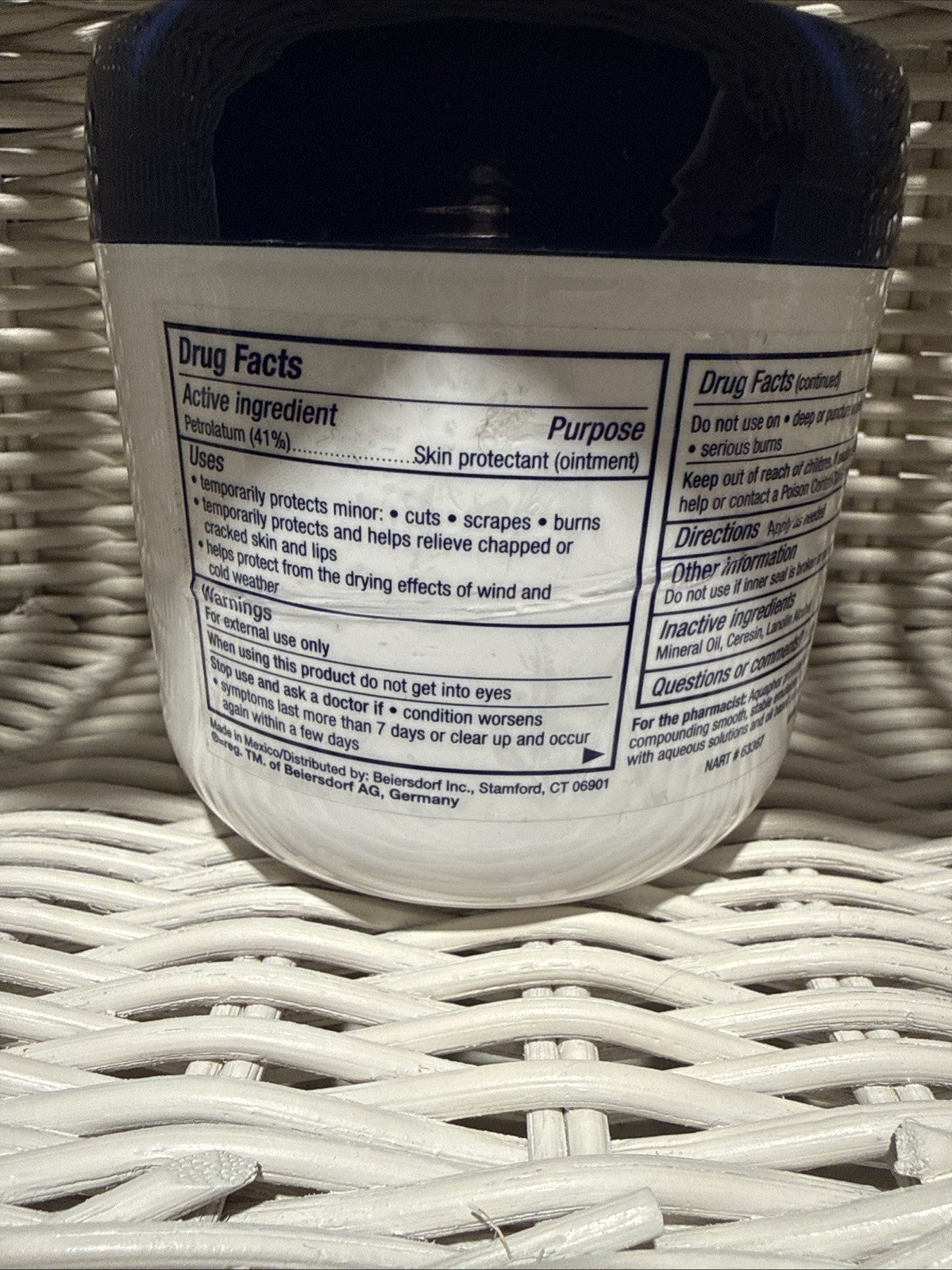 Aquaphor Original Ointment Severely Dry Skin Treatment 14 oz