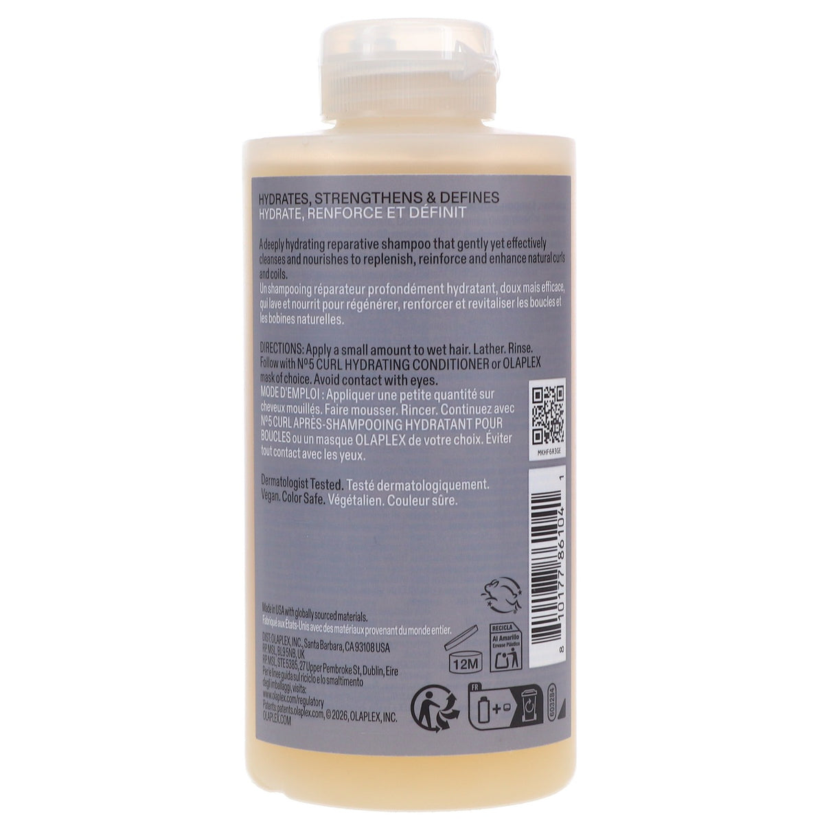Hydrating Curl Shampoo for Defined Bouncy Curls - 8.5 oz