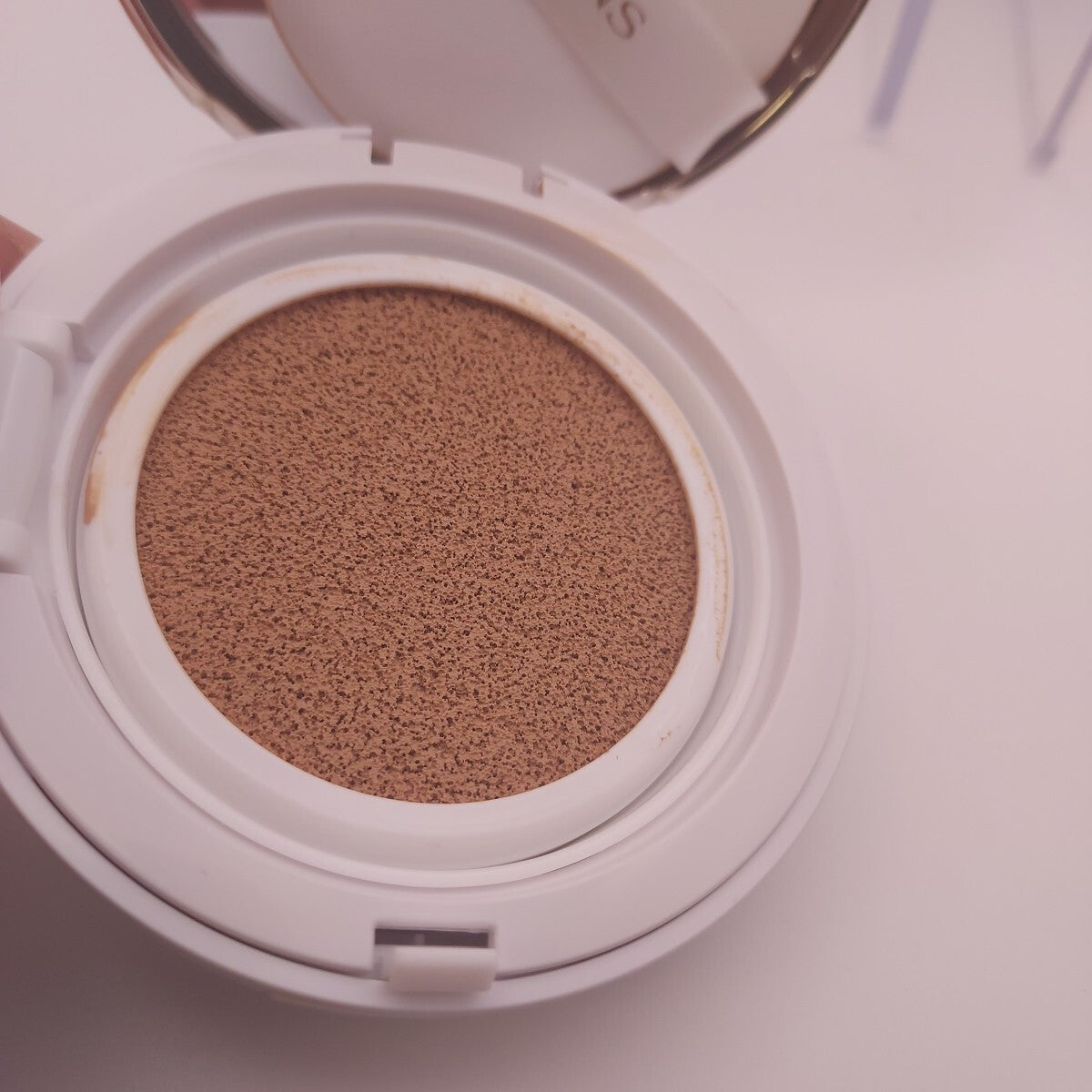 Clarins Everlasting Cushion Foundation SPF 50 Long Wear Hydrating Face Makeup 110 Honey - Set of 2