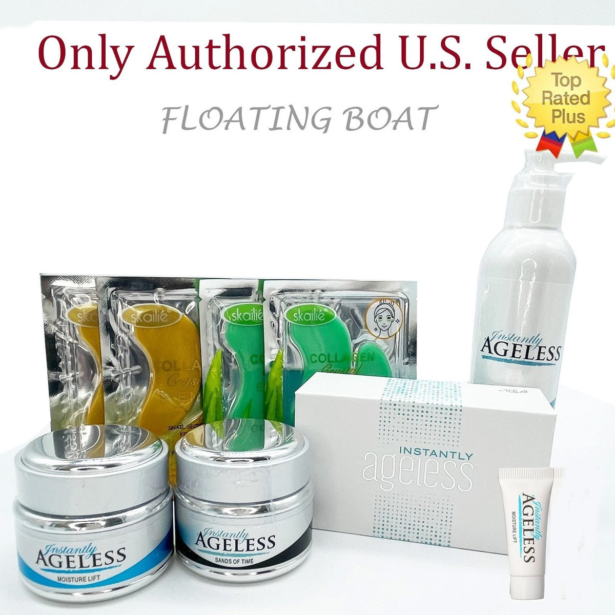 Instantly Ageless Face Lift Vials - Wrinkle & Pore Reducer, Multiple Pack Options