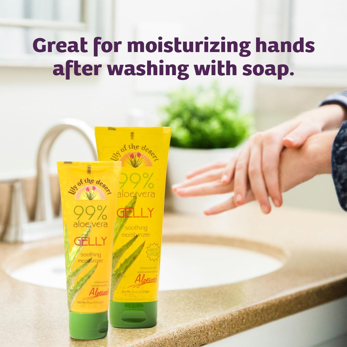 Aloe Vera Gel Moisturizer 4 oz - Pack of 6
