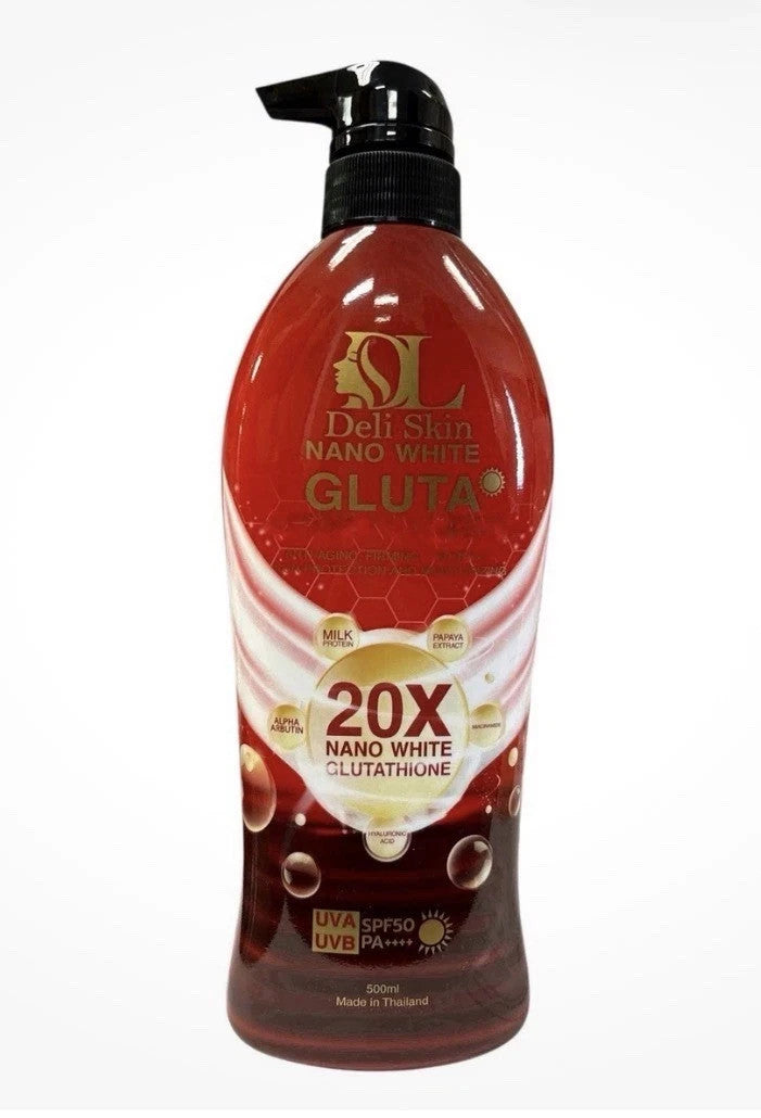 Nano White Gluta Body Lotion SPF50 PA+++ 500ml