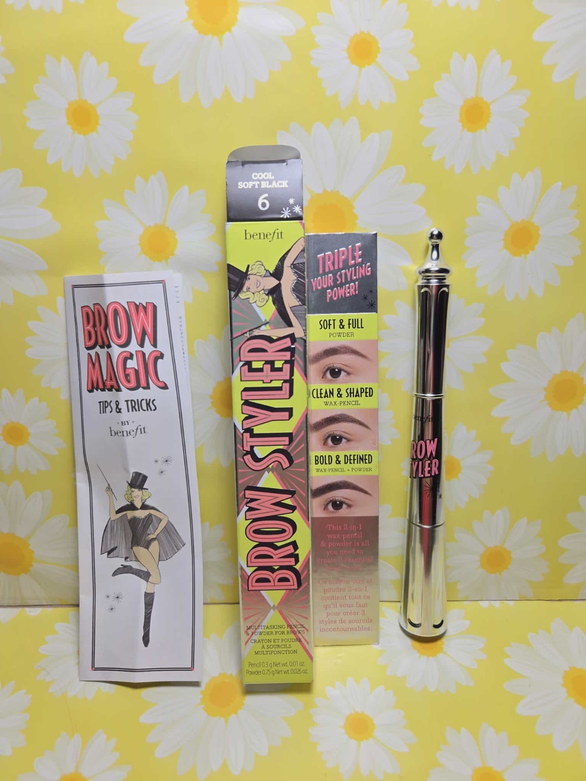 Benefit Brow Styler Multitasking Pencil & Powder for Brows - Soft Black