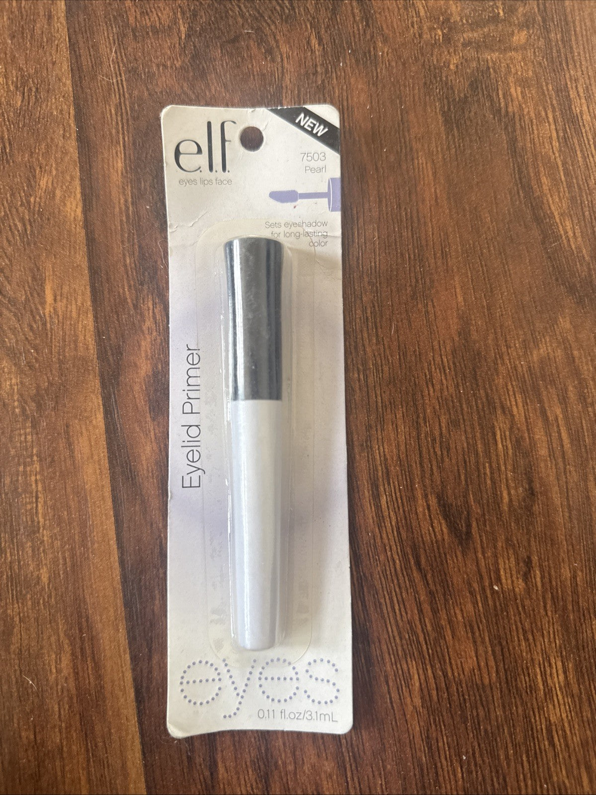 e.l.f. Shadow Lock Eyelid Primer - Pearl, Long-Lasting Makeup Base