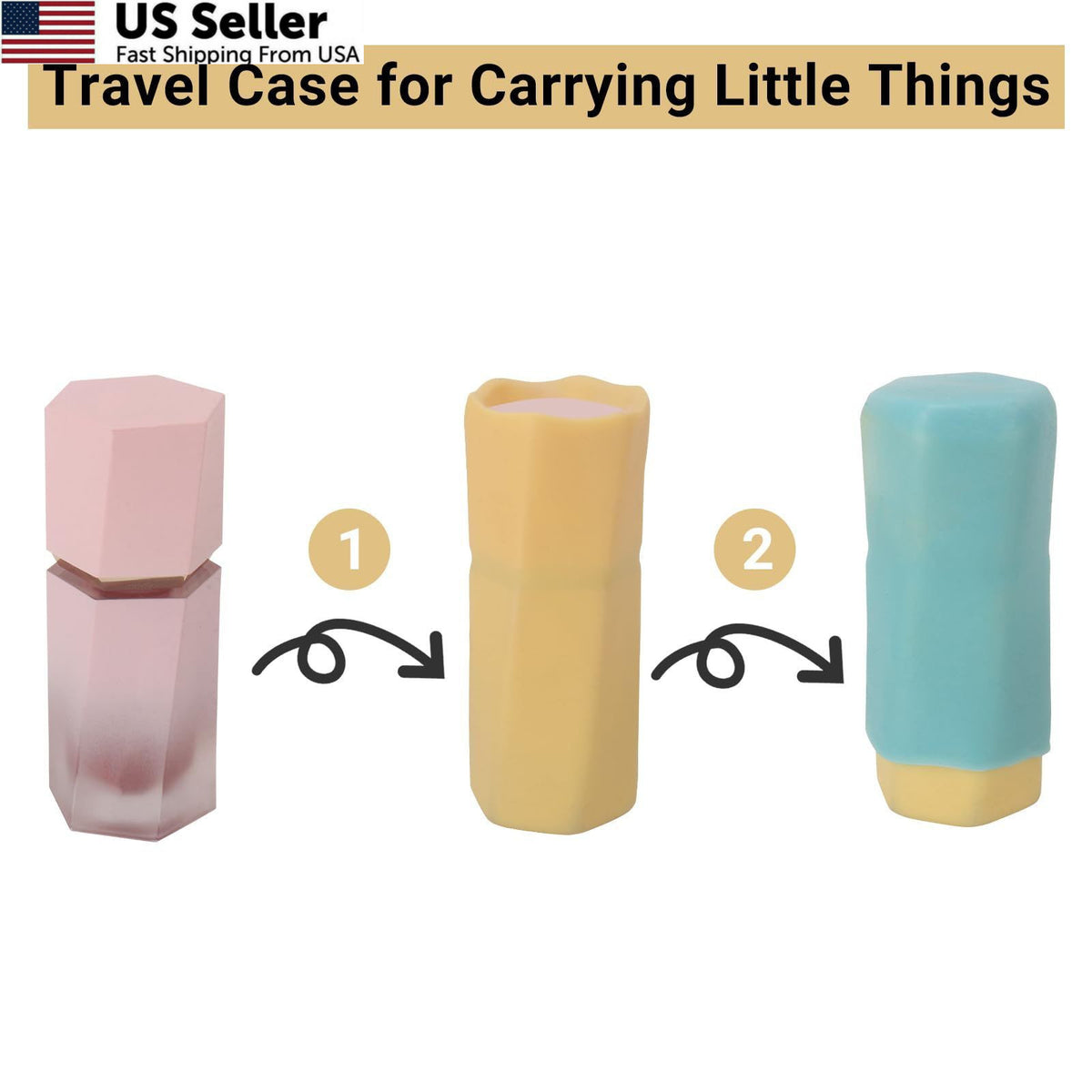 24 Pack Silicone Bottle Covers for Travel and Storage - Multiple Sizes