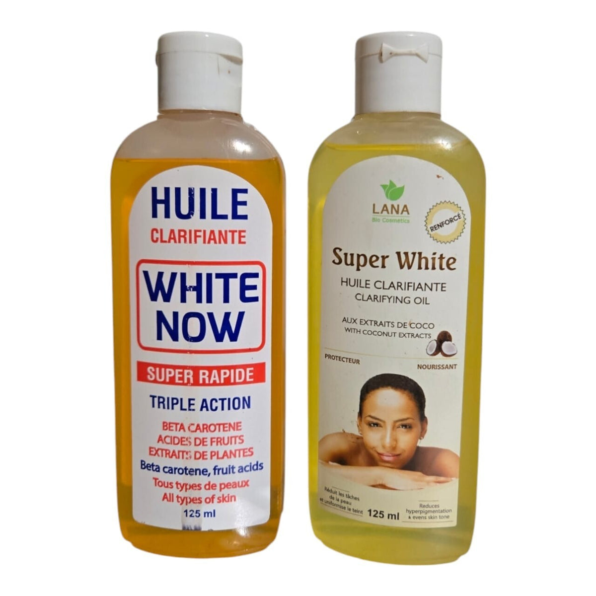 White Now Clarifying Super Rapid Oil with Coconut Extract - 125ml
