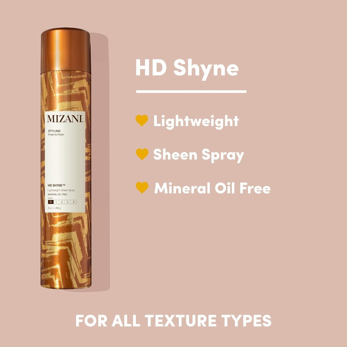 Lightweight Hair Shine Spray - All Hair Textures, 9oz