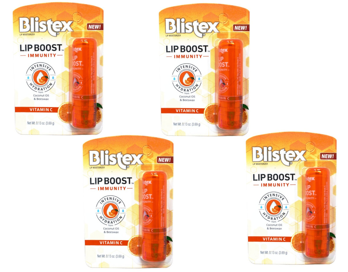 Lip Boost Immunity Balm with Vitamin C & Coconut Oil - Hydrating Lip Care