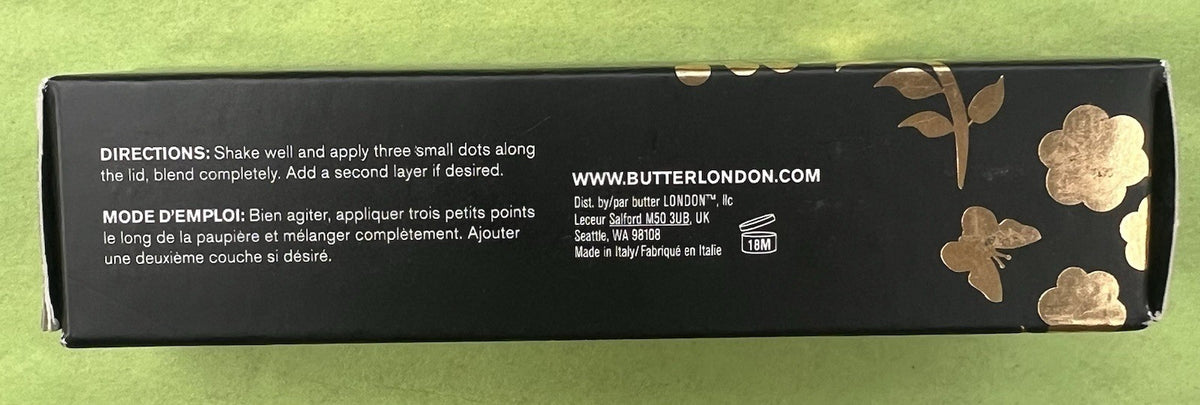 Lot of 2 Butter London Sheer Wisdom Serum Eye Shadows Maplewood - NIB