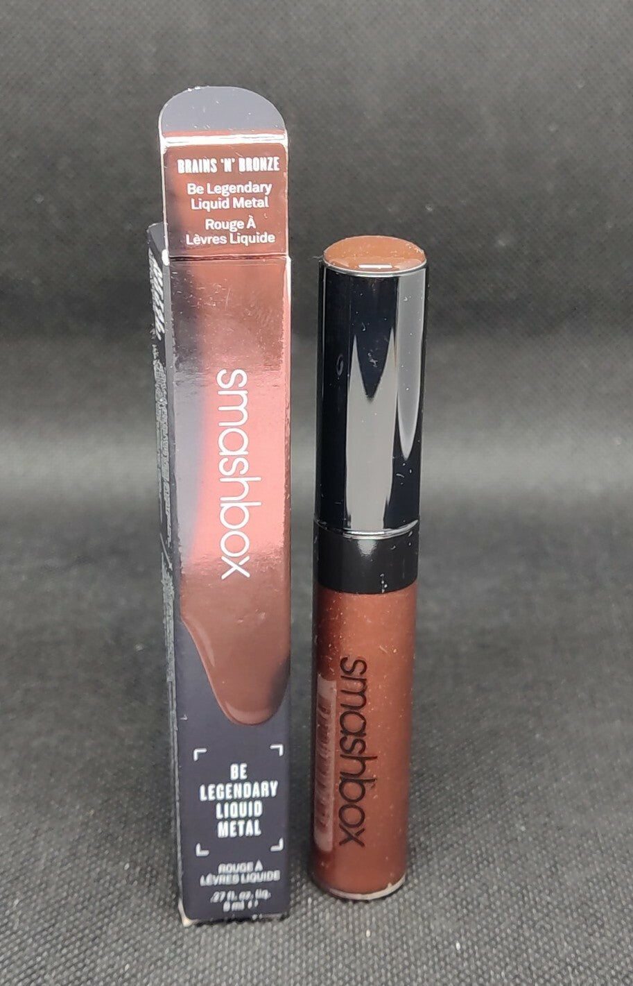 Liquid Lipstick Metallic Gloss - Smashbox Be Legendary BRAINS N' BRONZE 0.27oz