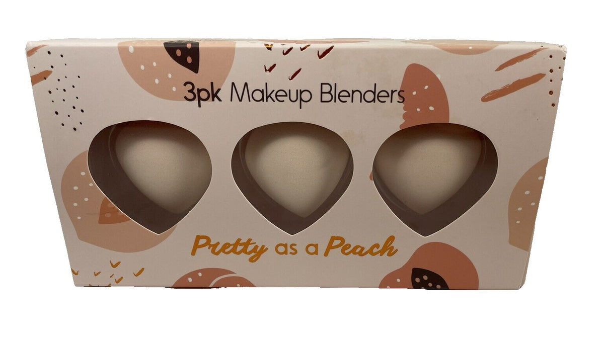Pretty as a Peach Makeup Sponges - 3 Pack | NIB