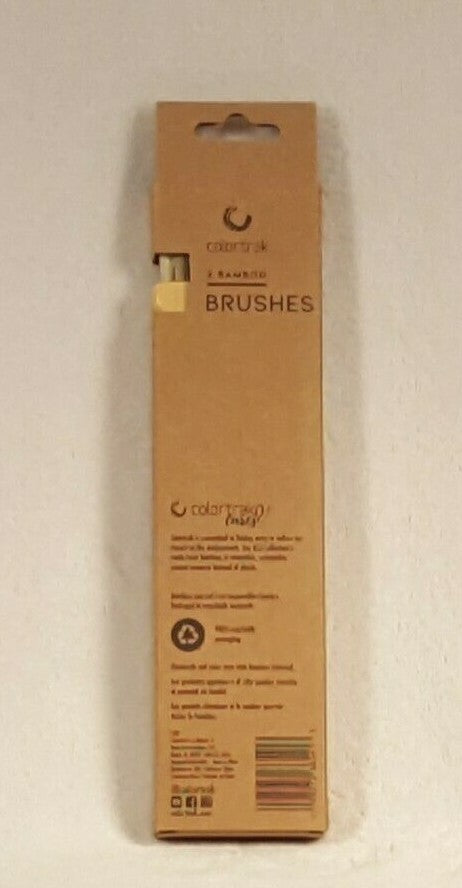 Colortrak Eco Collection (2 Pk) Bamboo Hair Color Brushes 1 Fether