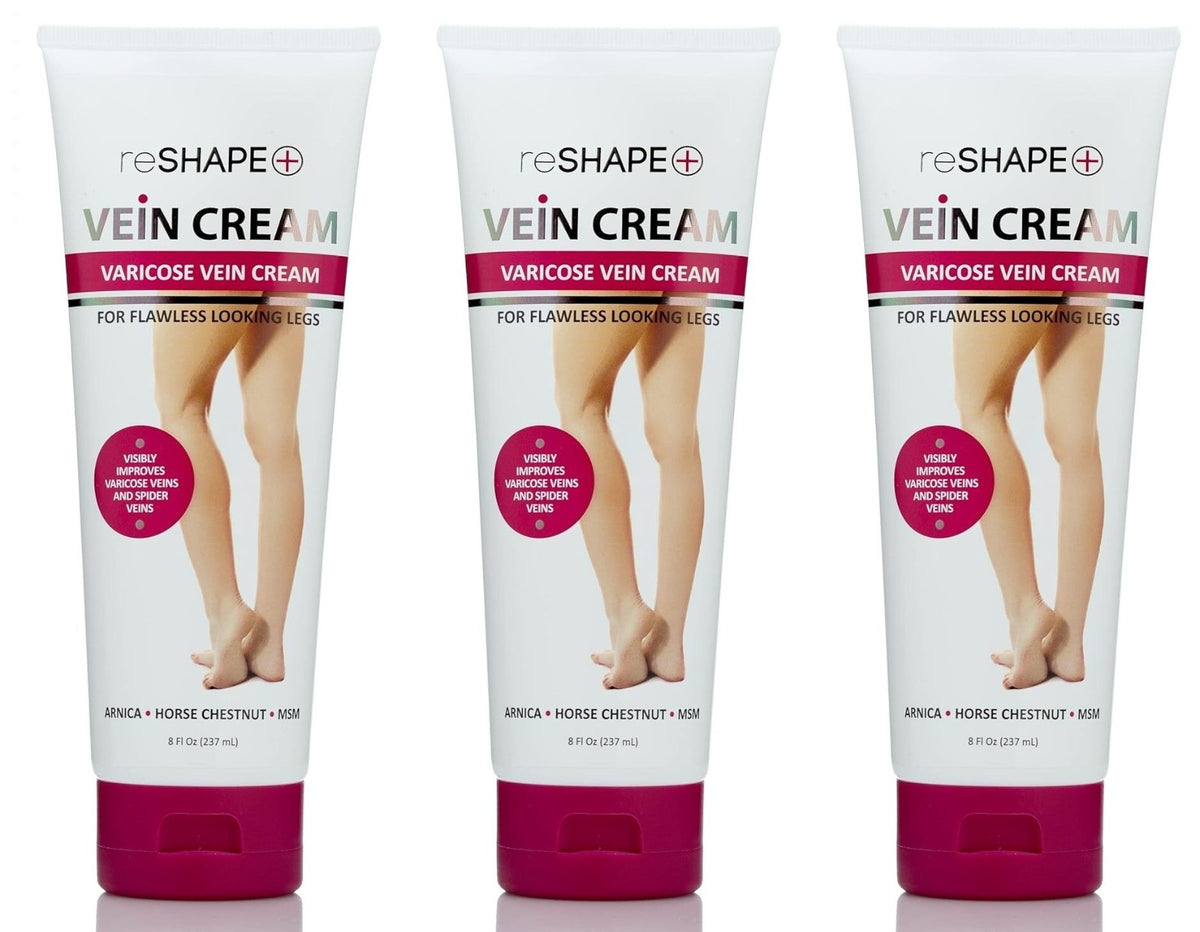Varicose Vein & Bruise Relief Cream with Collagen - 3 Pack