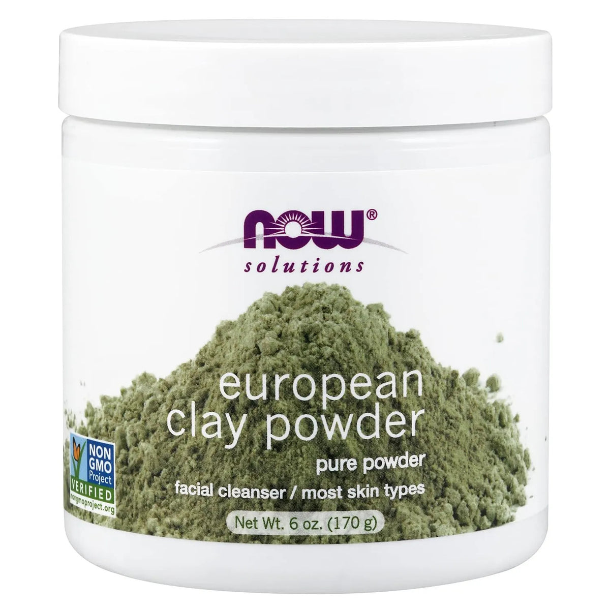 European Clay Powder for Facial Masks - 6 oz Natural Mineral Silicate for Skin Detox