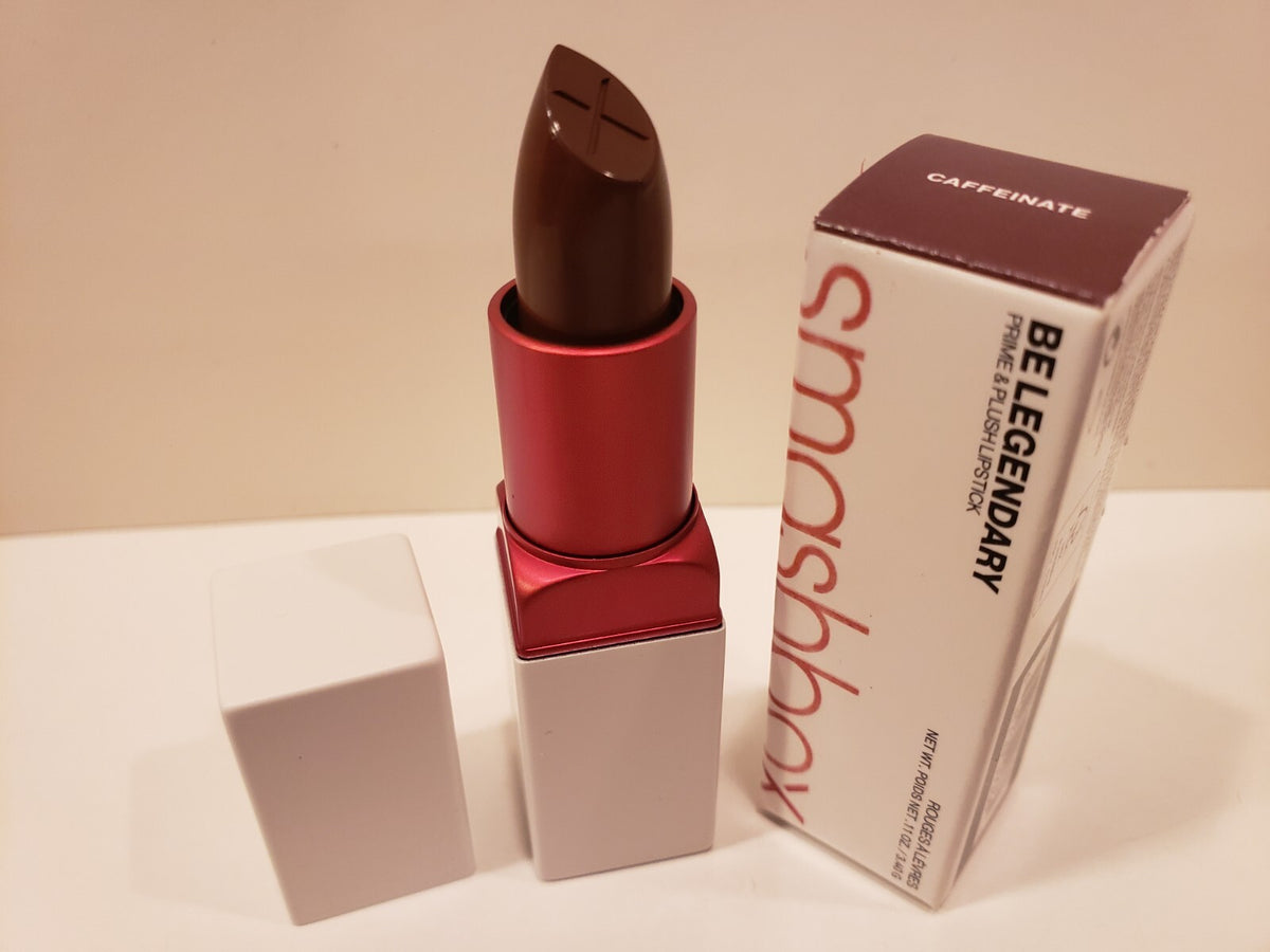 Lipstick with Built-In Primer - Caffeinate, Plush & Long-Lasting - 0.11 Oz
