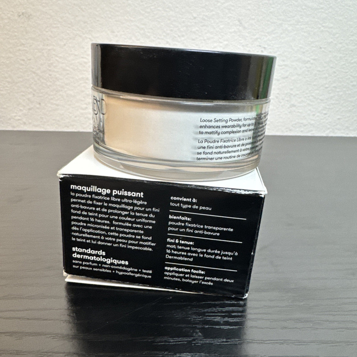 Dermablend Loose Setting Powder for Face – Mattifying Shine Control