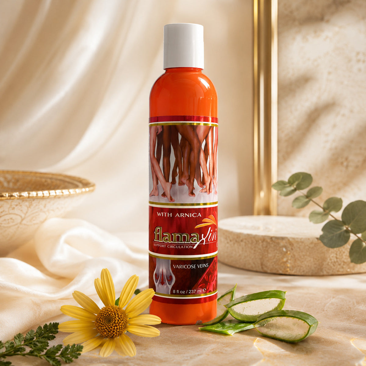 Arnica Horse Chestnut Leg Gel for Varicose & Spider Veins - 8 oz