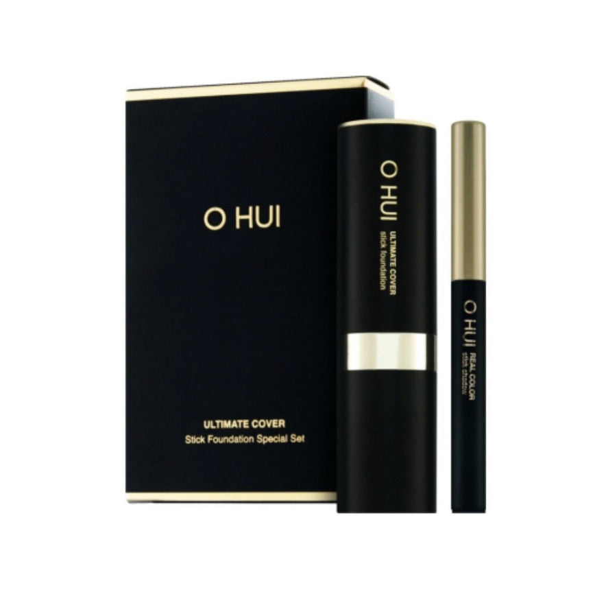 SPF50+ Cover Stick Foundation with Brush - Milky Beige, 15g