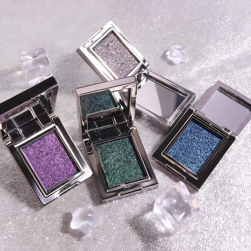 Sparkly Eyeshadow Palette - Green, 0.04 Ounce, Compact Makeup