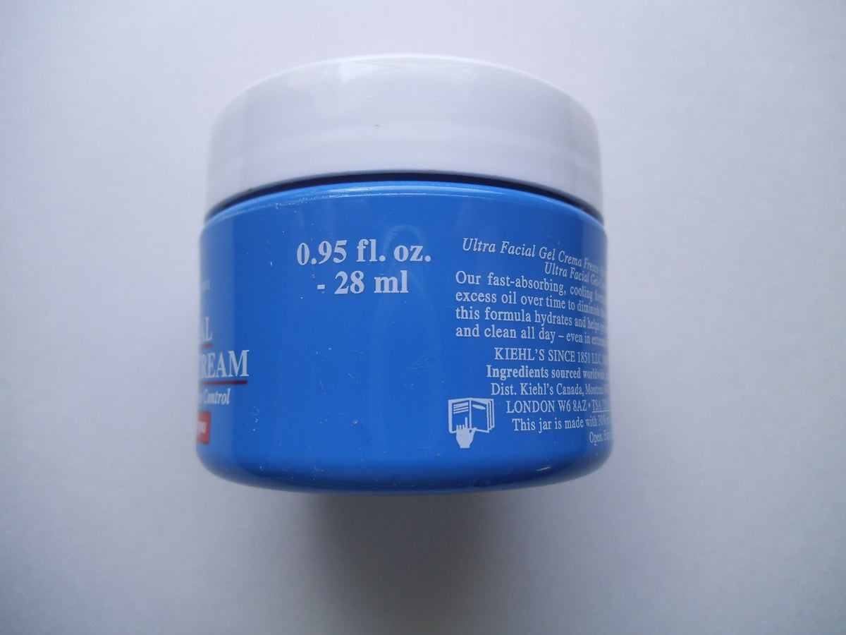 Kiehl's Ultra Facial Oil Free Gel Cream Moisturizer 0.95oz/28ml