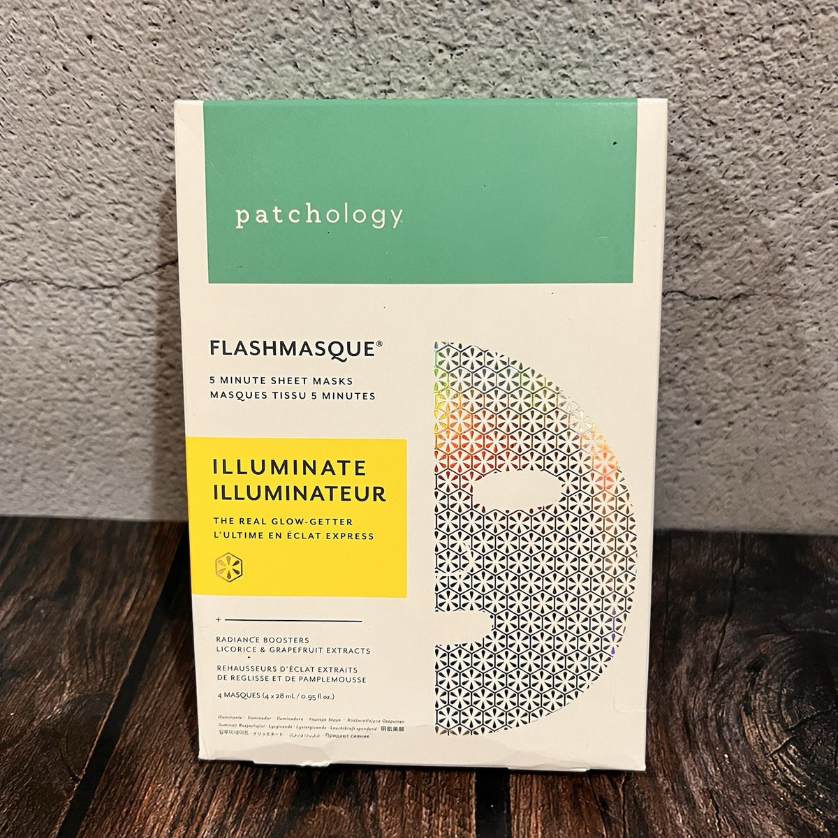 Patchology Illuminate Flashmasque 5 Minute Facial Sheets