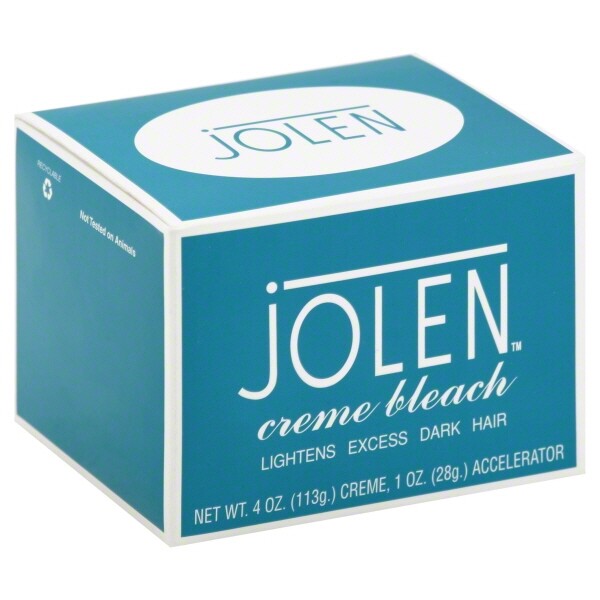 Hair Lightening Cream for Dark Hair - Gentle Facial & Body Bleach 4oz